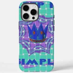 Simple Royal iPhone 16 Pro Max Case