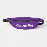 Simple Royal Purple and White Script Text Template