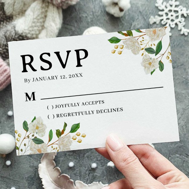 Simple RSVP Card for Wedding – Editable Design (Creator Uploaded)