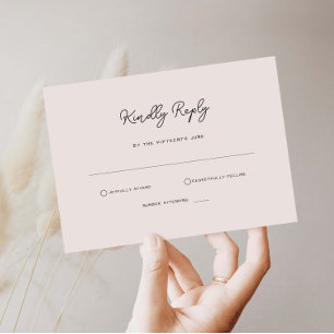 Simple RSVP Reply Card