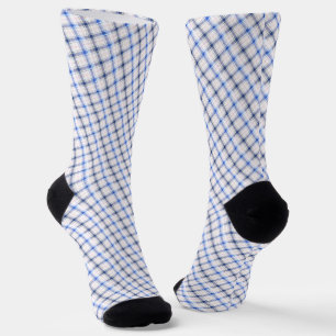 Simple Rustic Blue Style Chake Socks