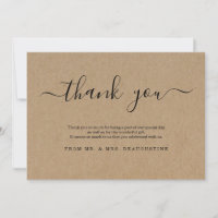 Simple Rustic Kraft Paper