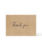 Simple Rustic Kraft Script Business Thank You Card