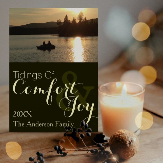 Simple Rustic Lake Holiday or Christmas Photo (Creator Uploaded)