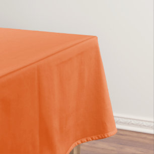 Simple Rustic orange solid autumn Thanksgiving Tablecloth