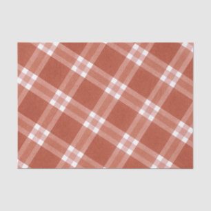 Simple Rustic Red and White Pattern Christmas  Tissue Paper