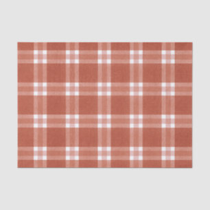 Simple Rustic Red Pattern Christmas  Tissue Paper