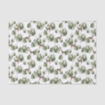 Simple Rustic Winter Forest Watercolor Christmas Tissue Paper<br><div class="desc">Looking for a modern and simple tissue paper that will make your holiday wrapping gorgeously unique? Our Simple Rustic Winter Forest Watercolor Christmas Tissue Paper is decorated with hand painted lush green forest, greenery watercolor design. Making it perfect for wrapping jewellery, small gifts, party favours and allows for easy stuffing...</div>