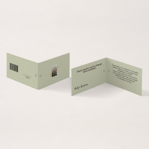 Simple Sage Logo UPC Clothing Hang Price Tag