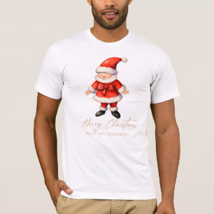 Simple Santa Clause Christmas White T-Shirt