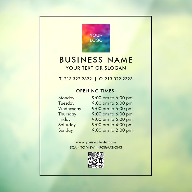 Simple Scan Price Lists Business QR Code Logo (Sheet 3)
