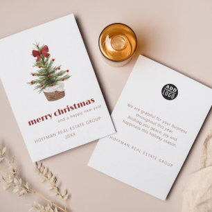 Simple Scandinavian Corporate Christmas Card