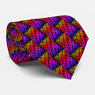 Simple Scribble   Half Drop   Black Background    Tie