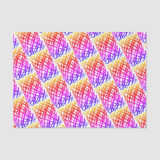 Simple Scribble | Ipanema Filter | Half Drop | Tissue Paper (Front)