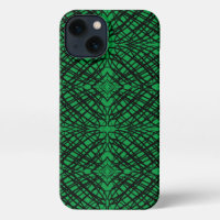 Simple Scribble | Mirror Tiling | Green |