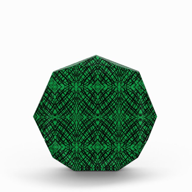 Simple Scribble | Mirror Tiling | Green | Photo Block (Front)