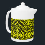 Simple Scribble | Mirror Tiling | Yellow |<br><div class="desc">When we were playing around and this black pattern happened, then tried the mirrored tiling and this happened, we never thought it would make such a great design, adding colour makes it even better. You can add this interesting design to any products you like, change it to any colour you...</div>