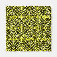 Simple Scribble | Mirror Tiling | Yellow | Office