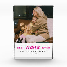 Simple Script Best Nana Ever Hot Pink 