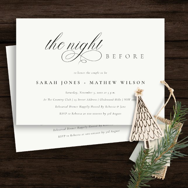 Simple Script Black White Night Before Invite (Creator Uploaded)