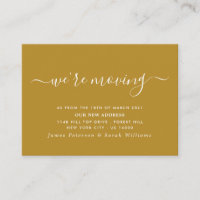 Simple Script Change of Address