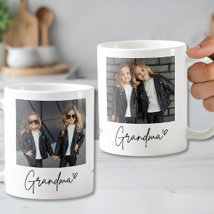 Simple Script Grandma Photo Coffee Mug