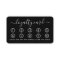 Simple Script Loyalty Card - Black & White