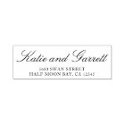 Simple Script Names Wedding Return Address