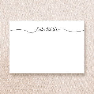 Simple Script Personalised Name Post-it Notes