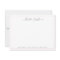 Simple script pink border personalised stationery