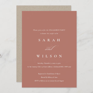 Simple Script Terracotta Rust Engagement Invite