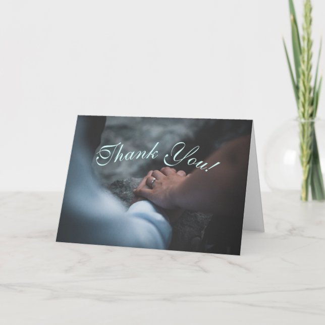 Simple script – together Thank You card (Front)
