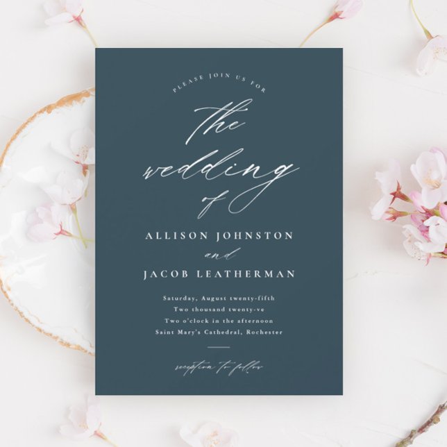 Simple Script Wedding Invitation (Creator Uploaded)