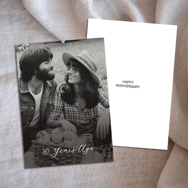 Simple Scripty 50th Anniversary - 50 Years Ago  Card (Creator Uploaded)