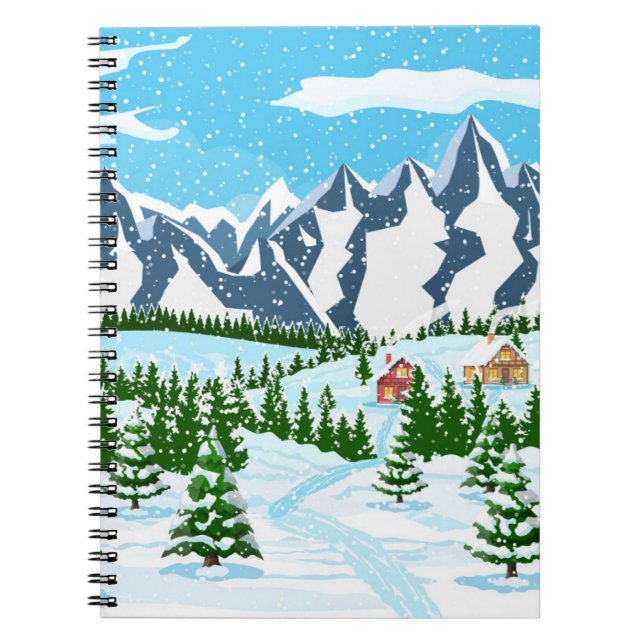 Simple seamless background - old fashion hand-draw notebook (Front)