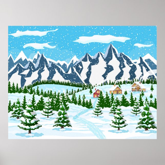 Simple seamless background - old fashion hand-draw poster (Front)