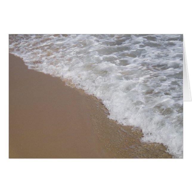 Simple Seashore Card (Front Horizontal)