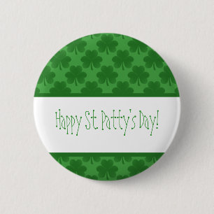 Simple Shamrocks Button