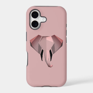 Simple Shapes Geometrics Elephant Head