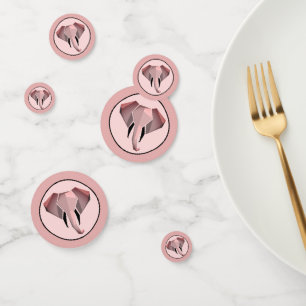 Simple Shapes Geometrics Elephant Head Confetti