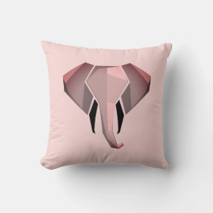 Simple Shapes Geometrics Elephant Head Cushion