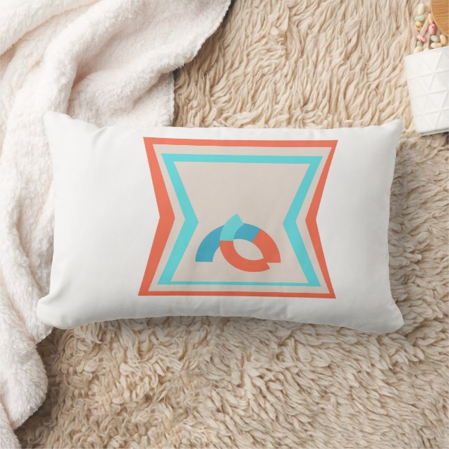 Simple shapes lumbar cushion (Blanket)
