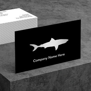 Simple Shark Business Cards