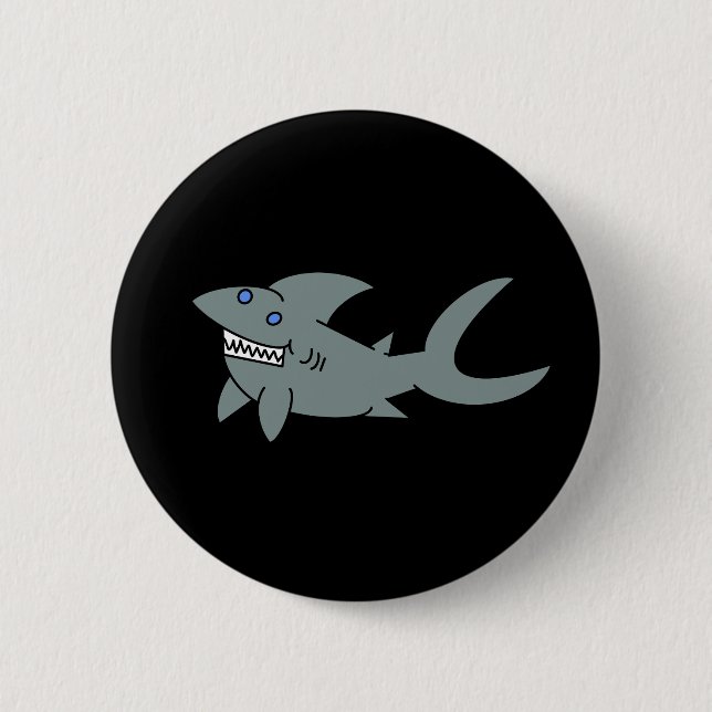 Simple Shark Button (Front)
