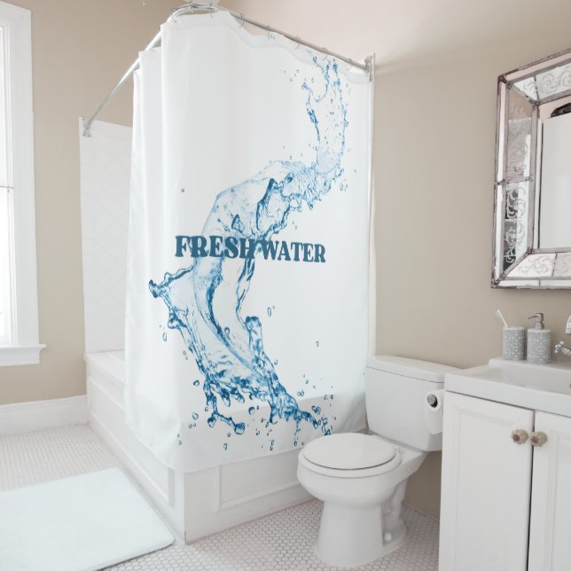 simple shower curtain (In Situ)