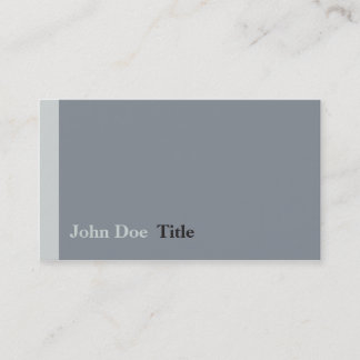 Simple side stripe Business card