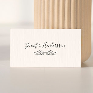 Simple Signature Script Elegant Lavender Self-inking Stamp