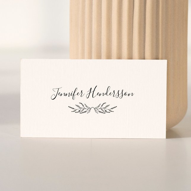 Simple Signature Script Elegant Lavender Self-inking Stamp (Creator Uploaded)