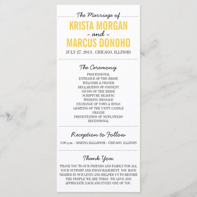 Simple Silhouettes Program Rack Card-30 (Front)