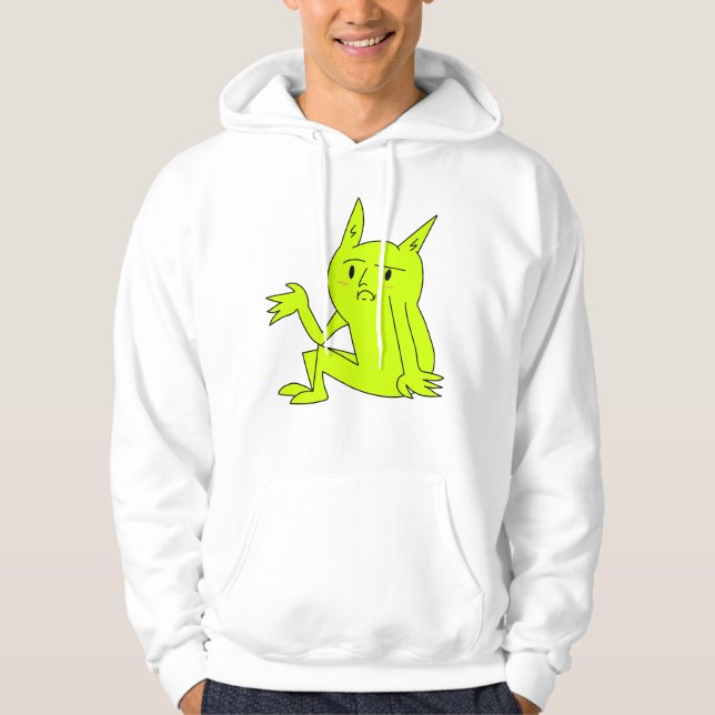 Simple Sitting Goblin Hoodie  (Front)
